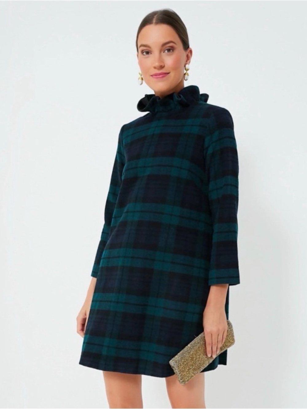 Tuckernuck Blackwatch Plaid Daphne Dress